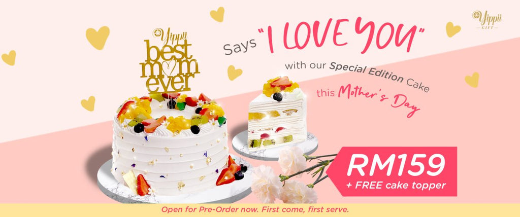 Yippii Gift | 2021 Special Edition Mother's Day Cake - Fruity Chunk Mille Crepe Cake! - YippiiGift