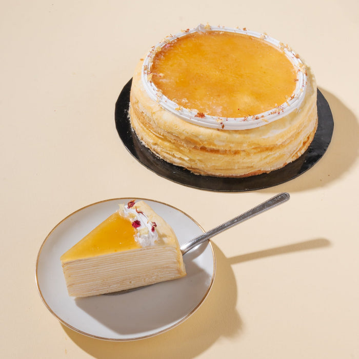 Yuzu Mille Crepe Cake