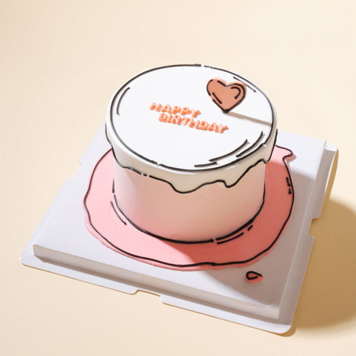 3D Cartoon Cake 6 inch - YippiiGift