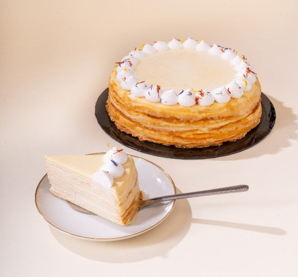 Vanilla Mille Crepe Cake