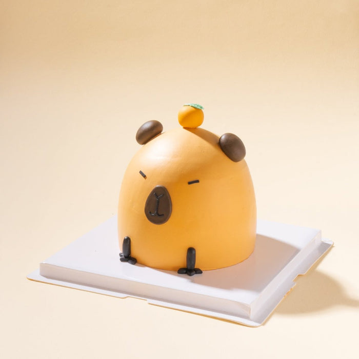 Capybara Cake 3D 6 Inch - YippiiGift