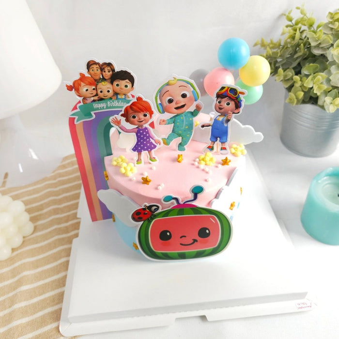 Cocomelon Cake 6 inch (Cardstock) - YippiiGift