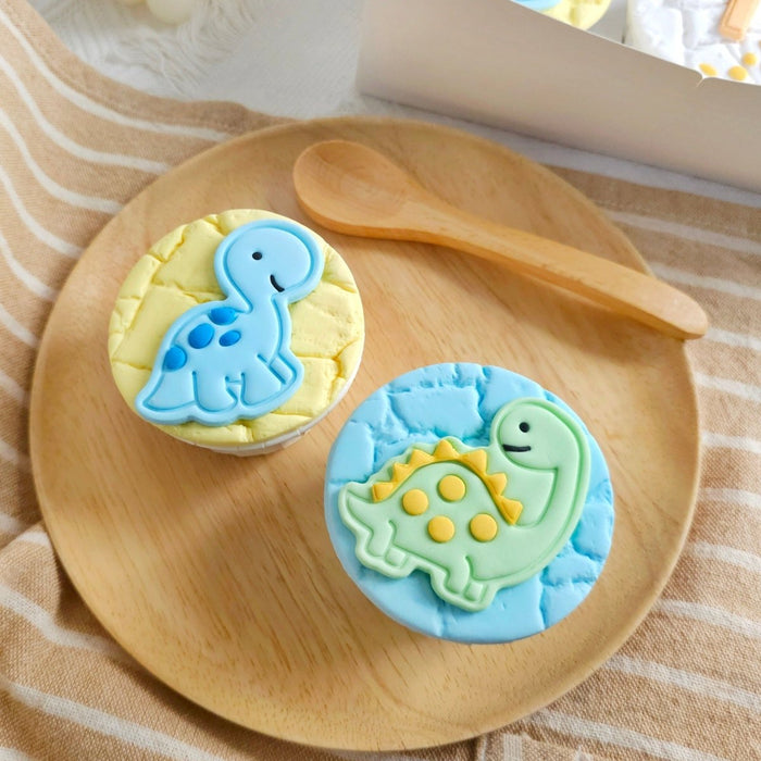 Cupcake - Dinosaur 6pcs (Fondant) - YippiiGift
