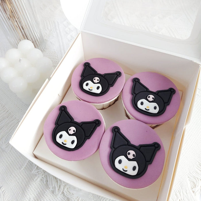 Cupcake - Kuromi 4 Pcs (Fondant) - YippiiGift