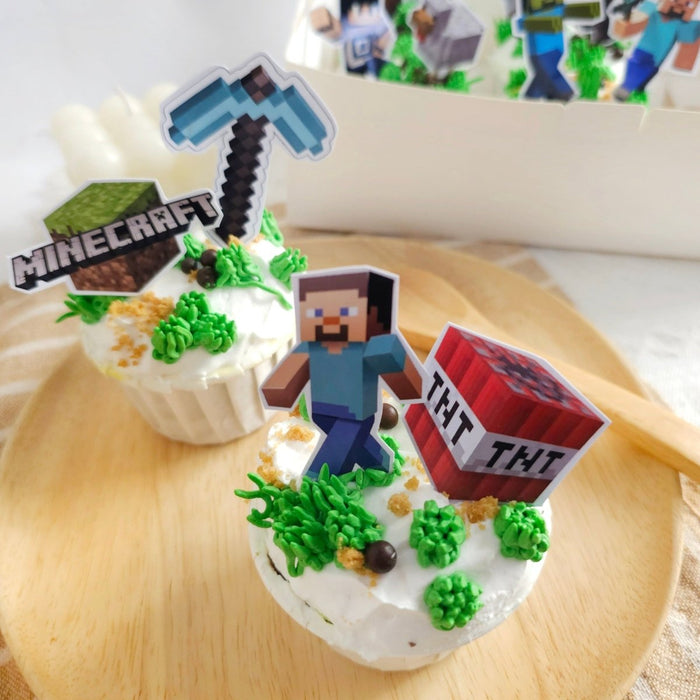 Cupcake - Minecraft 6 Pcs - YippiiGift