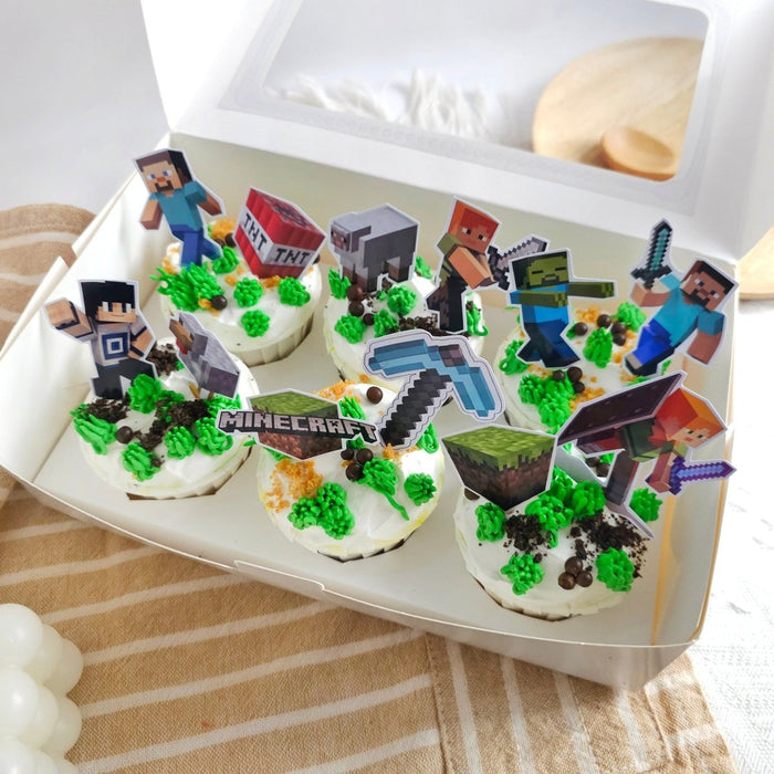Cupcake - Minecraft 6 Pcs - YippiiGift