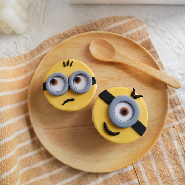Cupcake - Minion 6pcs (Fondant) - YippiiGift