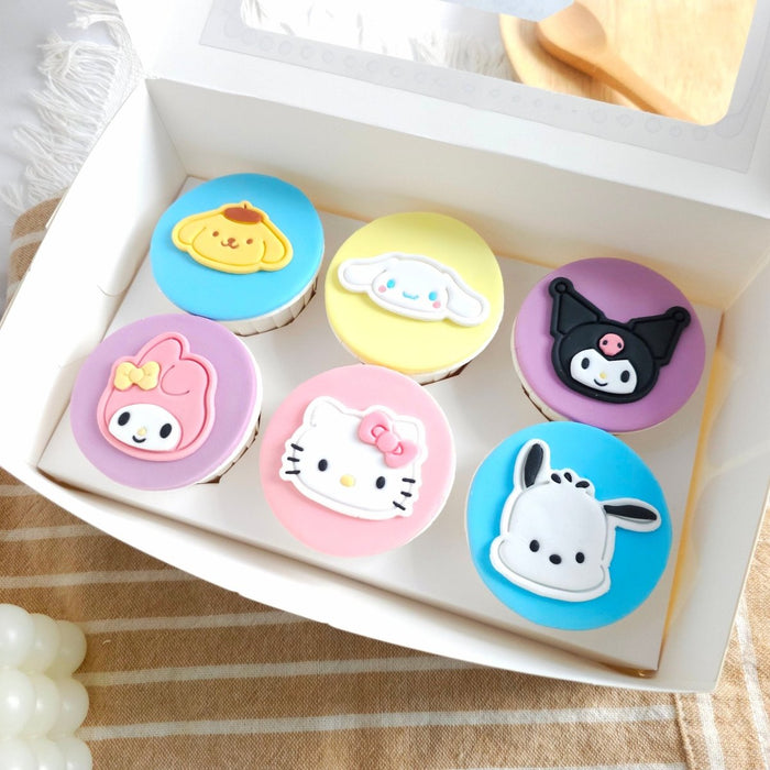 Cupcake - Sanrio 6 Pcs (Fondant) - YippiiGift