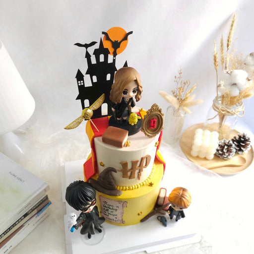 Harry Potter Two Tier Cake 4 Inch + 6 Inch (Buttercream) - YippiiGift