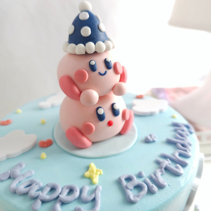 Kirby Cake 6 Inch (Fondant) - YippiiGift