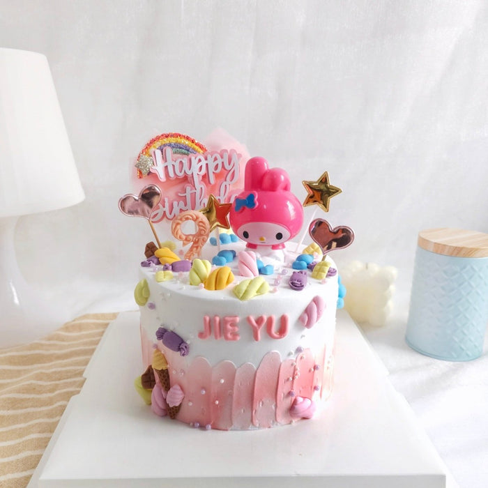Melody Rainbow Cake 6 Inch (Toy) - YippiiGift