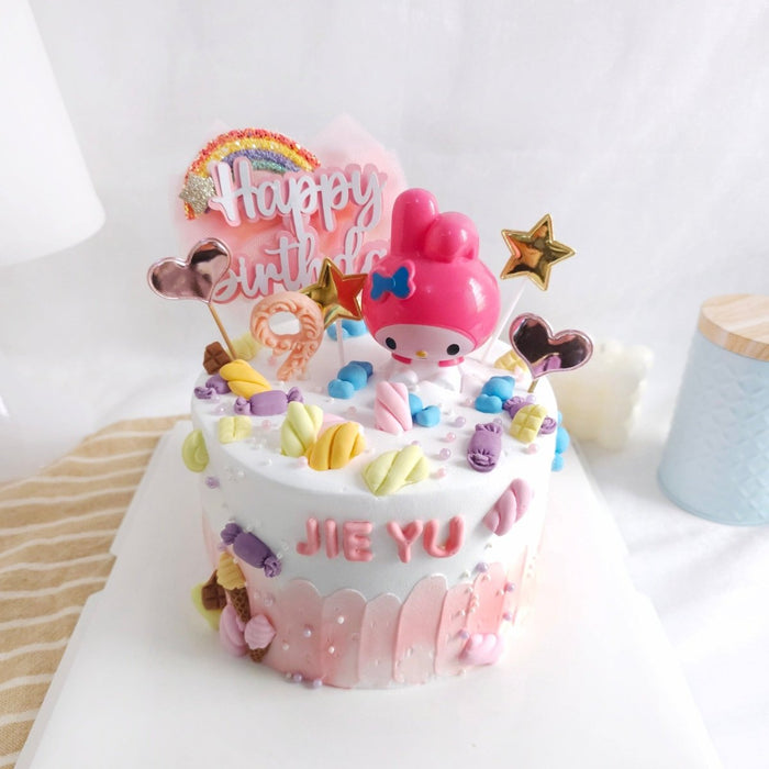 Melody Rainbow Cake 6 Inch (Toy) - YippiiGift