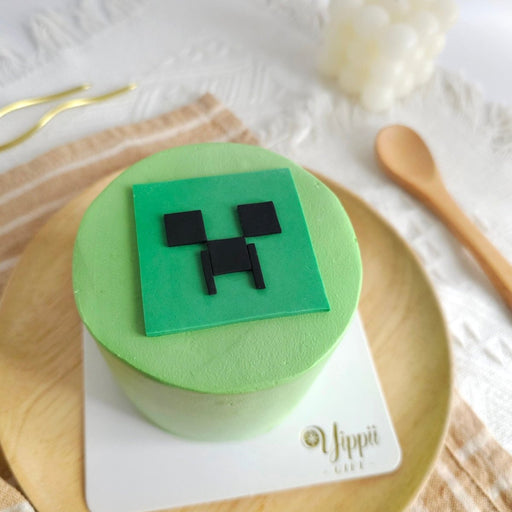Minecraft Zombie Cake 2D Fondant 3 Inch - YippiiGift