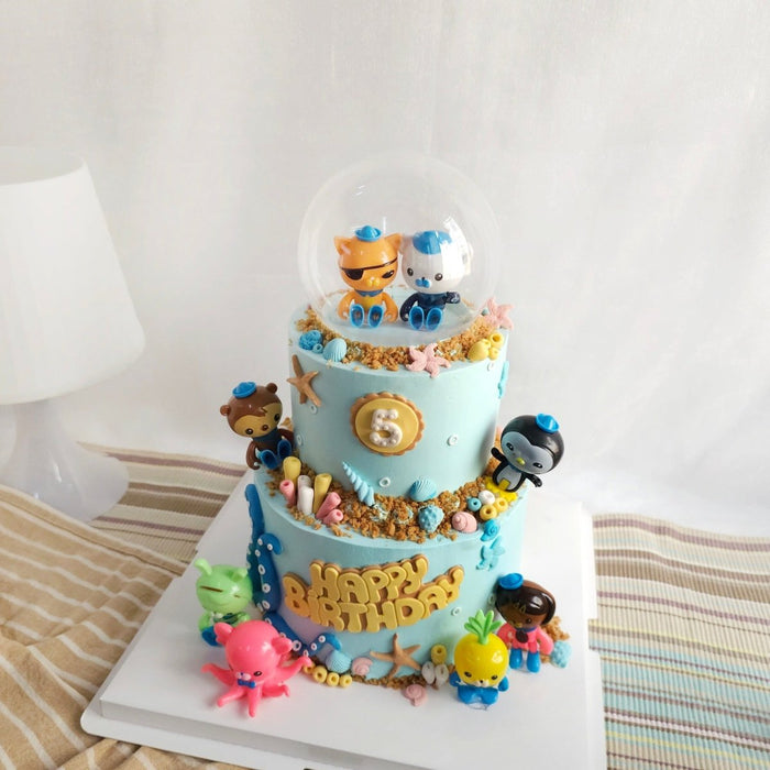 Octonauts Two Tier Cake 4 Inch + 6 Inch (Toy) - YippiiGift