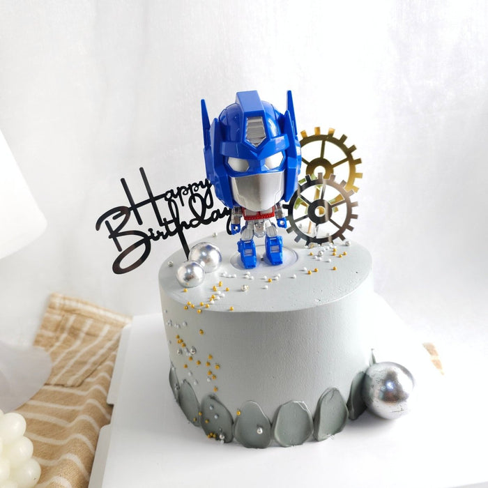 Optimus Prime Cake 6 inch (With Toy) - YippiiGift