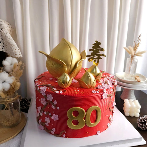 Prosperity Cake 6 Inch (Fondant) - YippiiGift