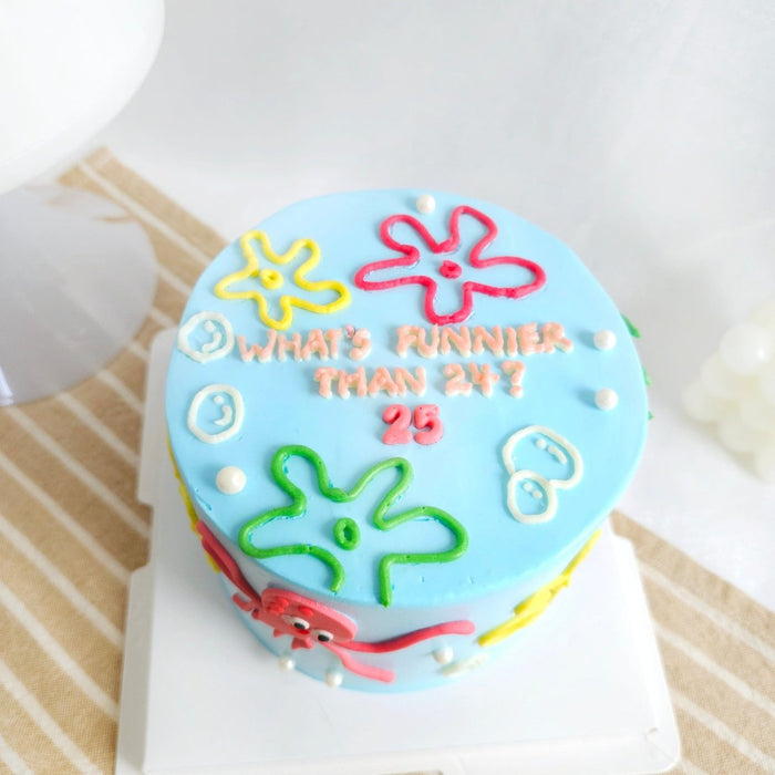 Underwater Theme Cake 5 Inch - YippiiGift