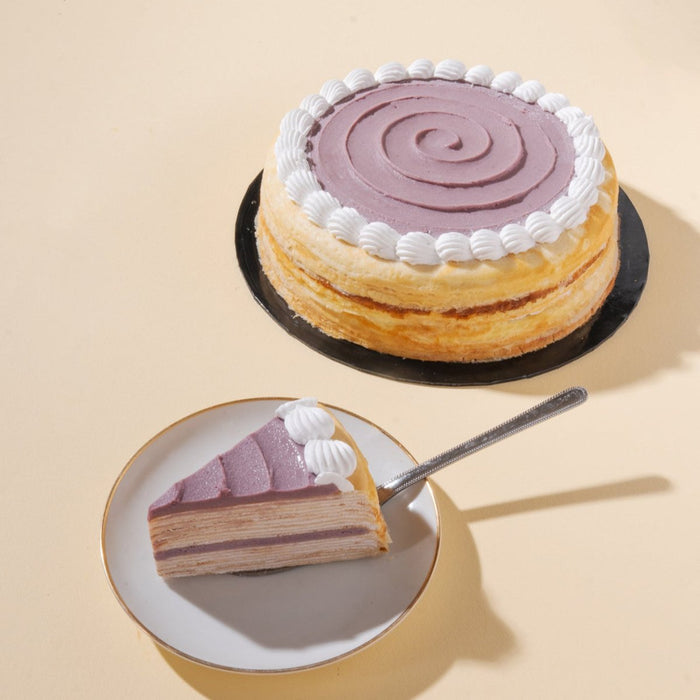 Yam Mille Crepe Cake - YippiiGift