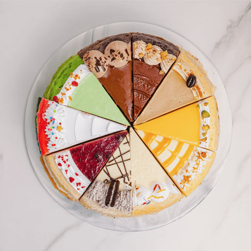 Assorted Mille Crepe Cakes (10 Slice) - YippiiGift
