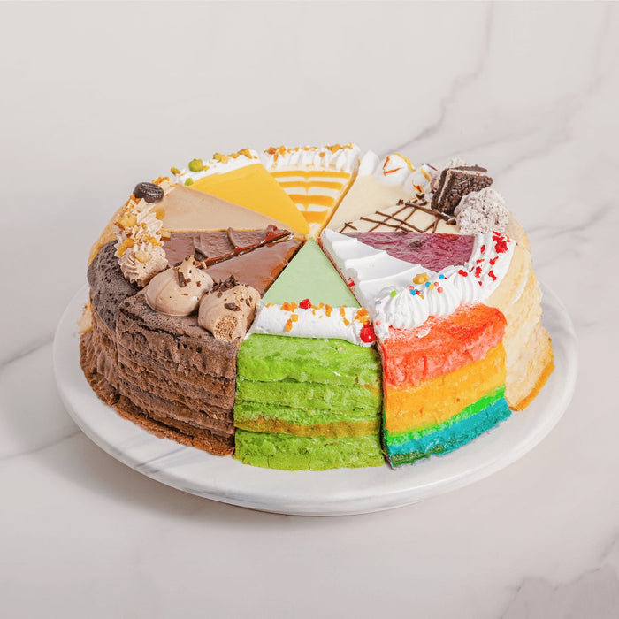 Assorted Mille Crepe Cakes (10 Slice) - YippiiGift