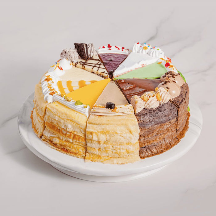 Assorted Mille Crepe Cakes (10 Slice) - YippiiGift