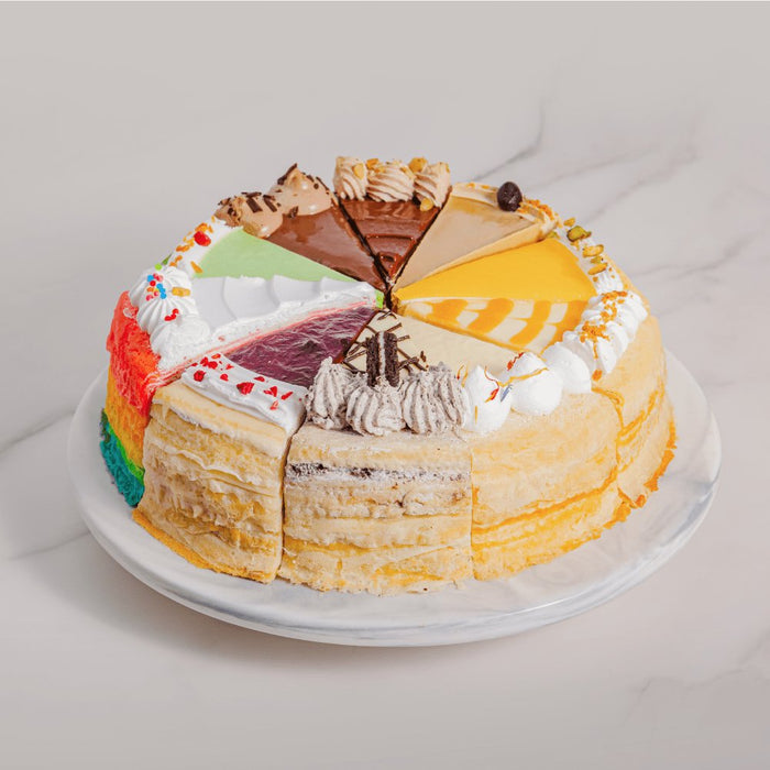Assorted Mille Crepe Cakes (10 Slice) - YippiiGift