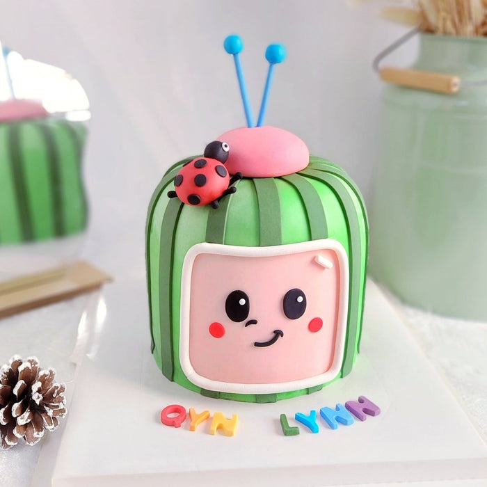 Cocomelon Cake 6 Inch (Fondant) - YippiiGift