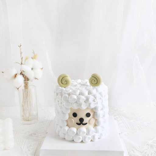 Curly Sheep Cake 4 Inch - YippiiGift