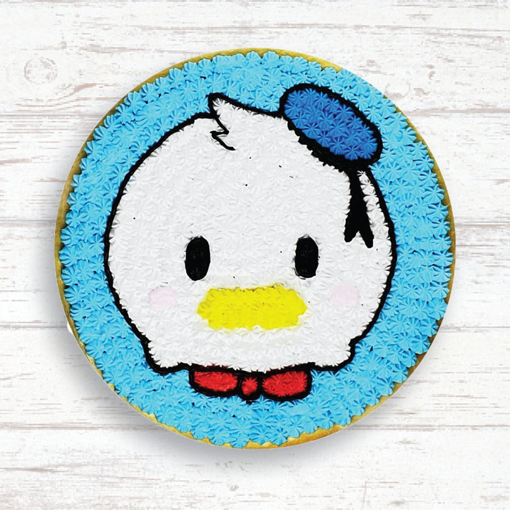 Donald Duck Mille Crepe Cake (2D) - YippiiGift