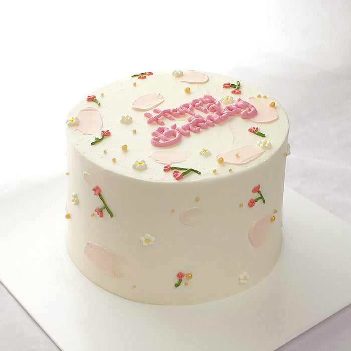 Floral Birthday Cake - YippiiGift