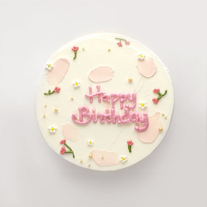 Floral Birthday Cake - YippiiGift