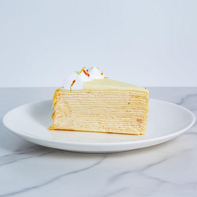 Gloria Vanilla Mille Crepe Cake ( Slice ) - YippiiGift