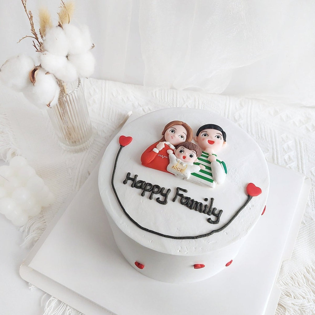 Happy Family Cake 6 inch - YippiiGift