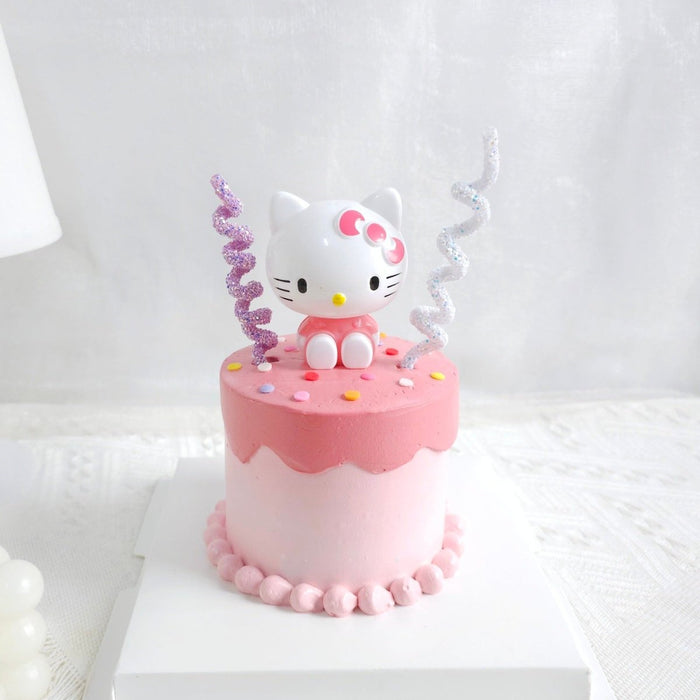 Hello Kitty Cake D4" H3.5" (with Toy) - YippiiGift