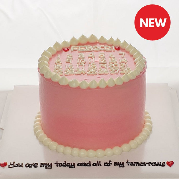 Korean Inspired Calendar Cake - YippiiGift