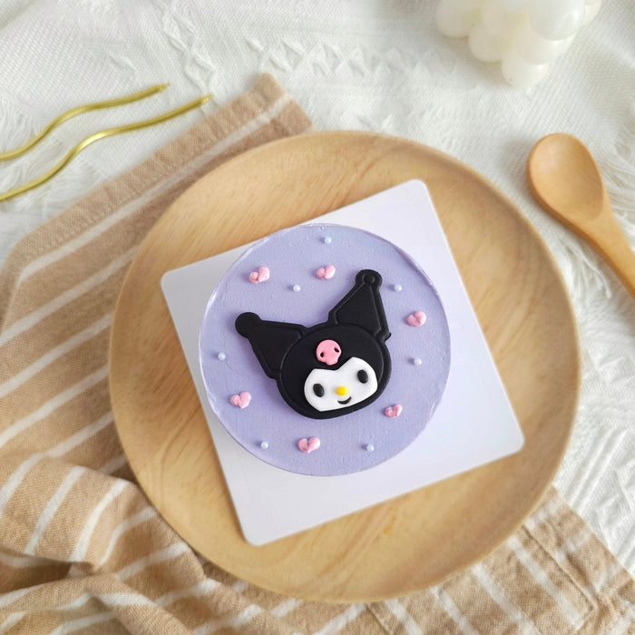 Kuromi Cake 2D Fondant 3 Inch - YippiiGift