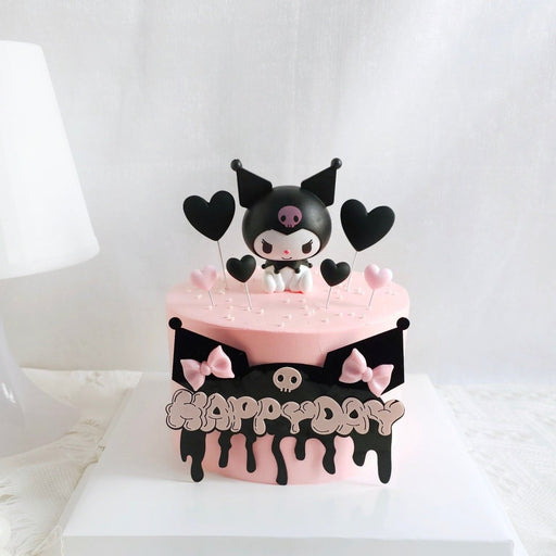 Kuromi Pink Cake 6 Inch (With Toy) - YippiiGift