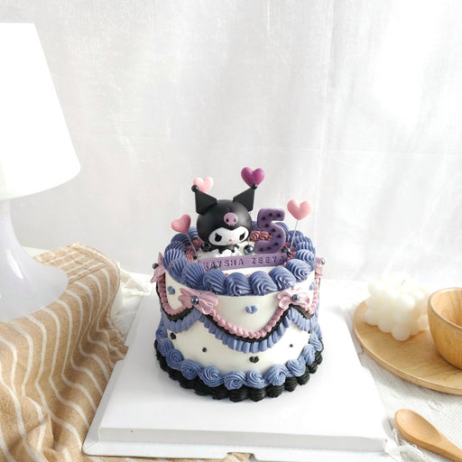 Kuromi Vintage Cake 6 Inch (With Toy) - YippiiGift
