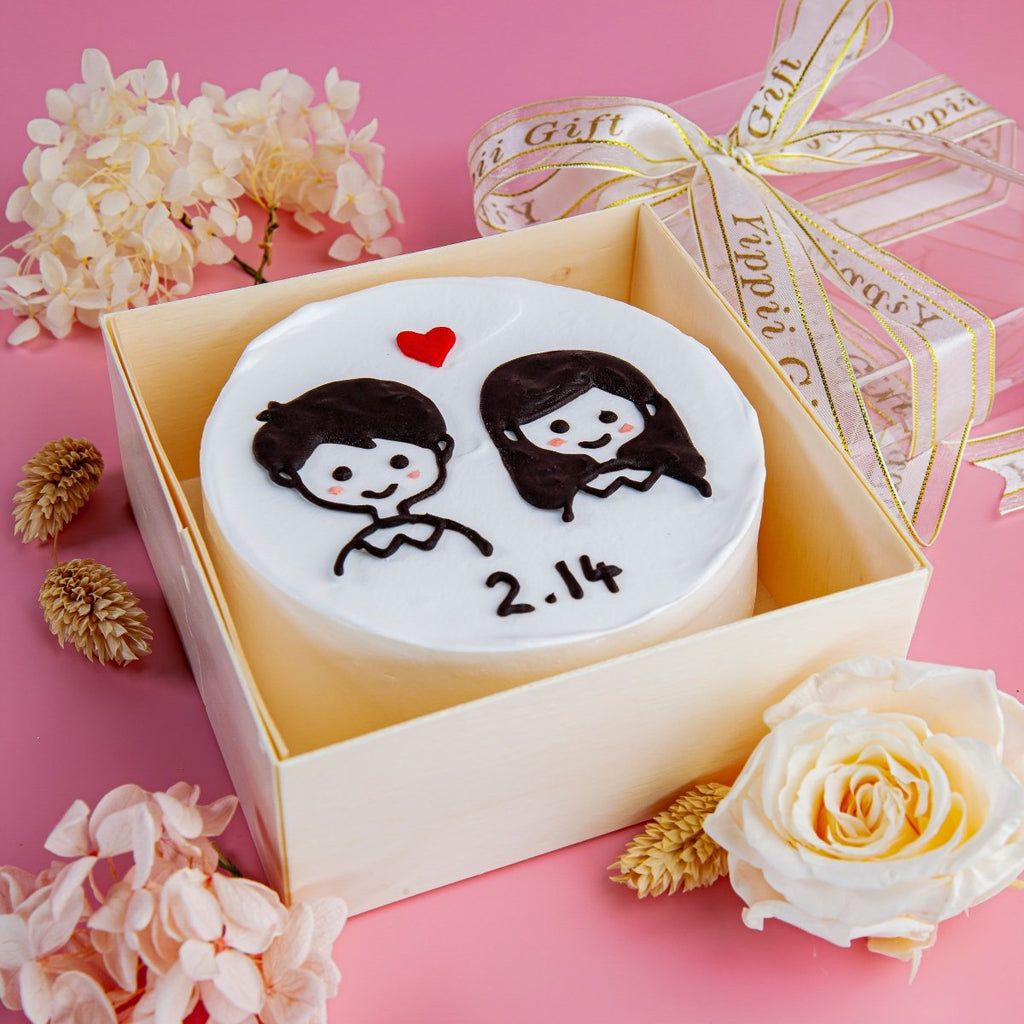 Lovely Couple Bento Box Cake - YippiiGift