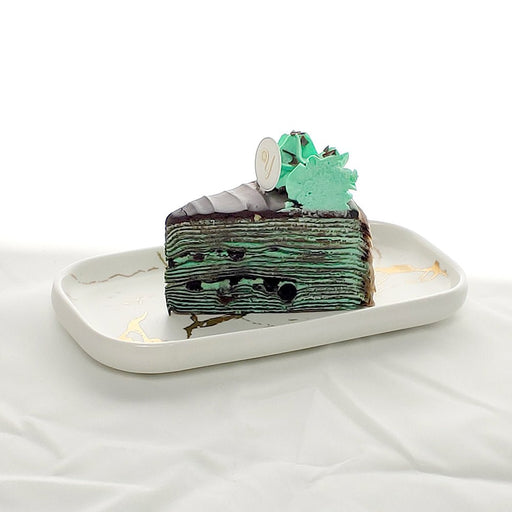 Mint Chocolate Mille Crepe Cake (Slice) - YippiiGift
