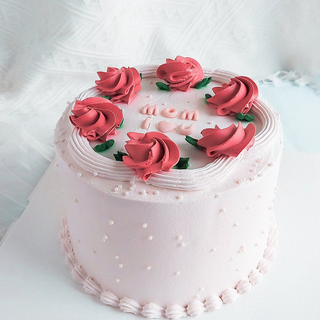 MOM Lovely Rosette Cake - YippiiGift