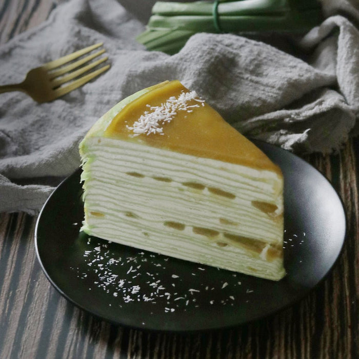 Pandan Kaya Mille Crepe Cake - YippiiGift