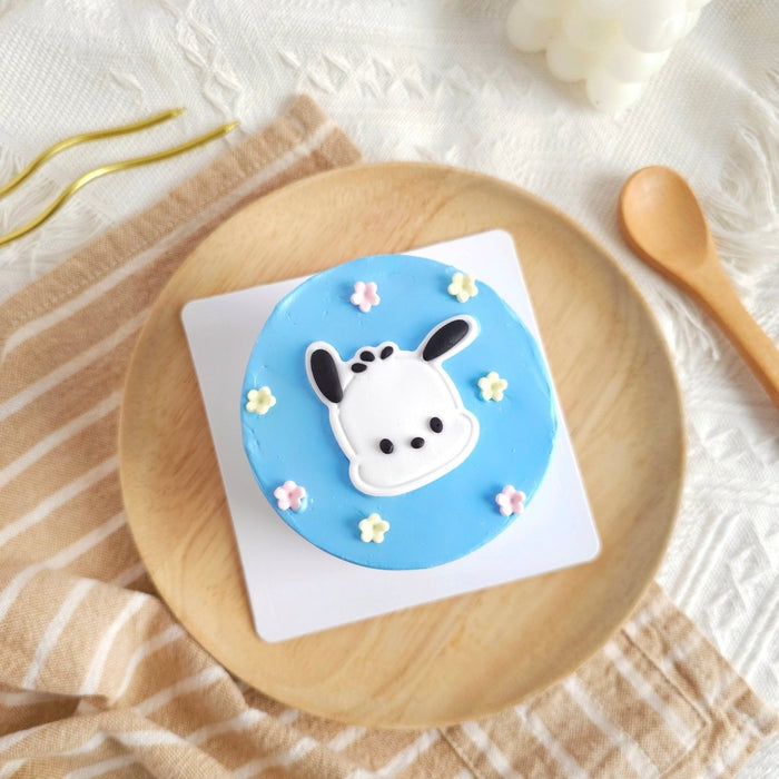 Pochacco Cake 2D Fondant 3 Inch - YippiiGift