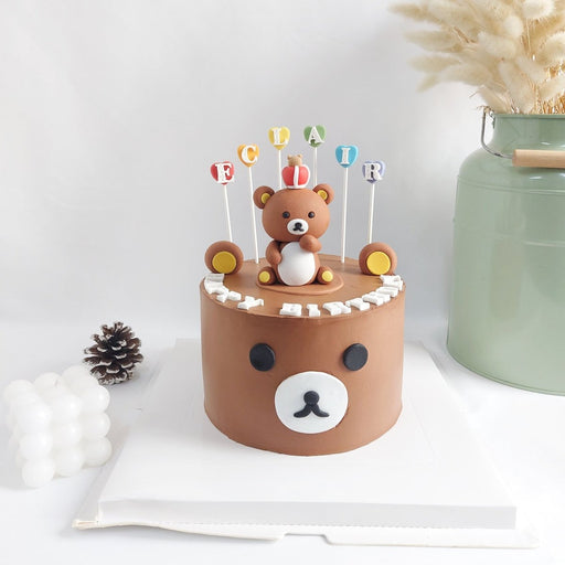 Rilakkuma Cake 6 Inch (Fondant) - YippiiGift
