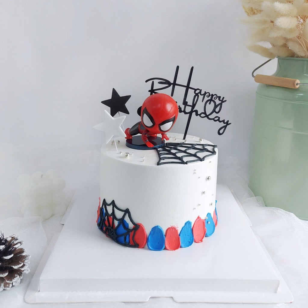 Spiderman Cake 6 inch (With Toy) - YippiiGift