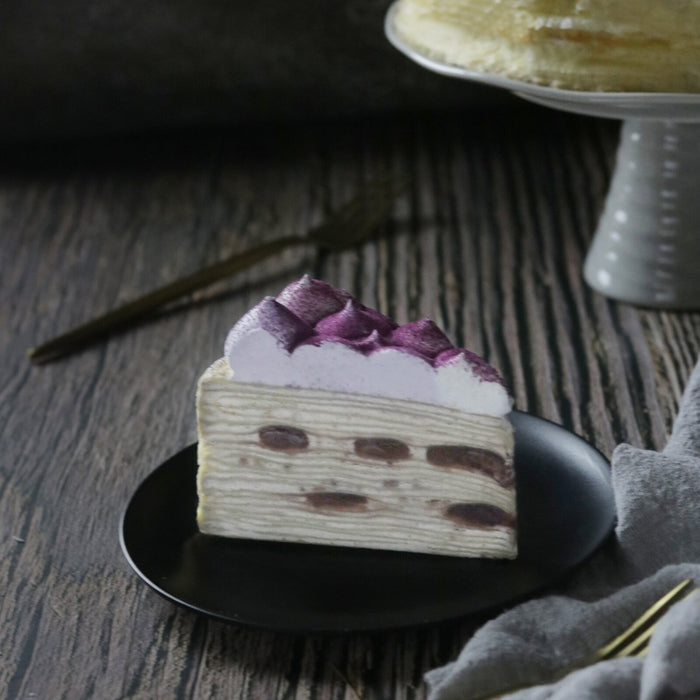 Taiwanese JiuFen Purple Sweet Potato Mille Crepe Cake - YippiiGift