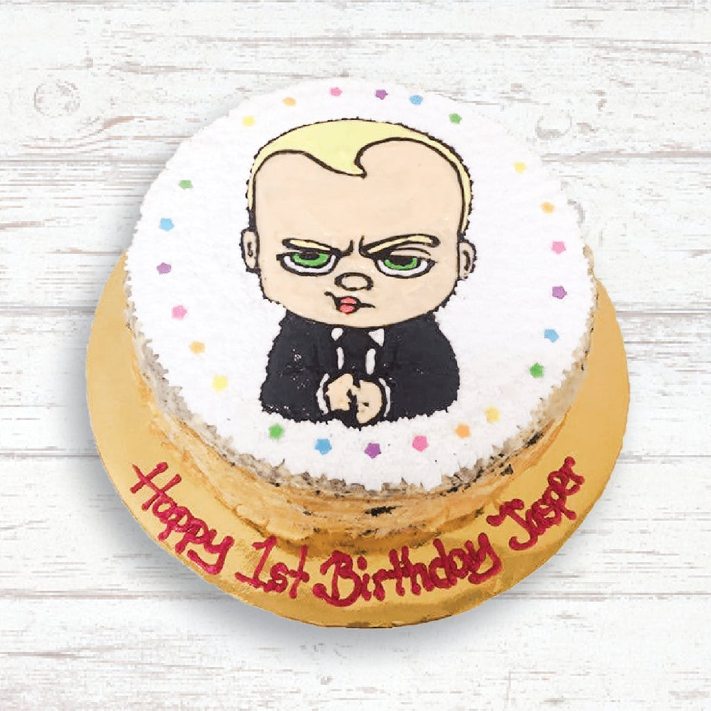 The Boss Baby Mille Crepe Cake (2D) - YippiiGift