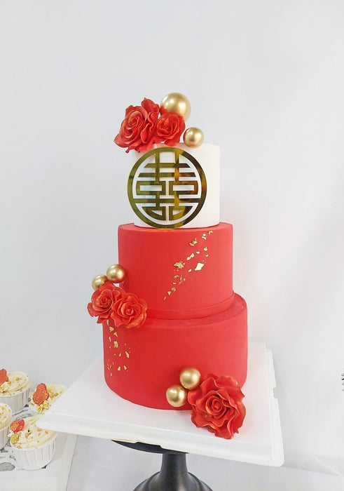 Wedding Cake Set (Red) - YippiiGift