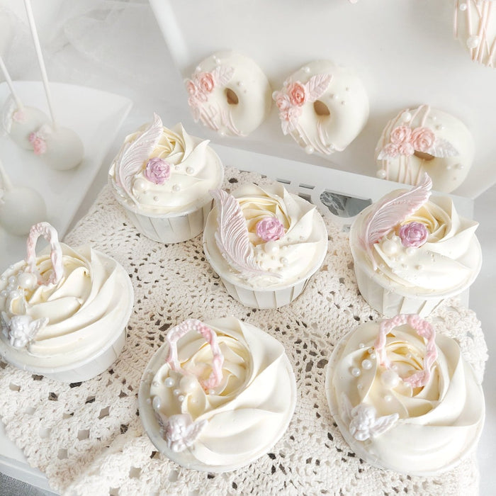 Wedding Cake Set (White 2 Tier) - YippiiGift