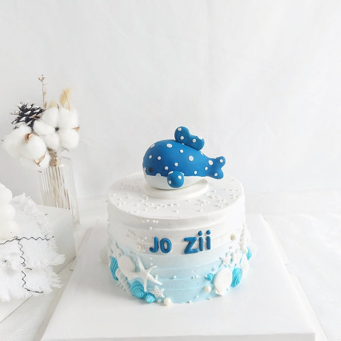 Whale Cake 6 Inch - YippiiGift
